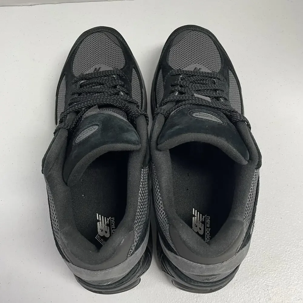 New Balance 2002R Black Magnet M2002RBL Size 10.5 Mesh Runner Low Top Workout